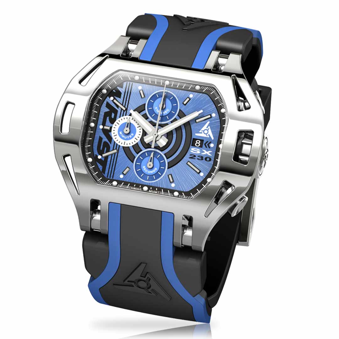 White and Blue Watch SX230