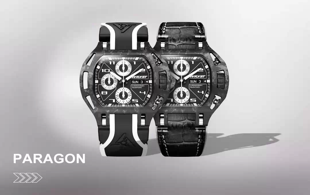 Paragon schweizer uhr aus karbonfaser
