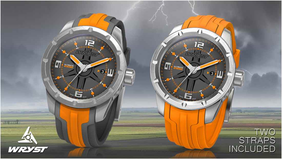 Orange Sport Watch