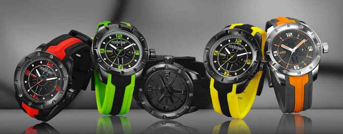 Montres Quartz Noires