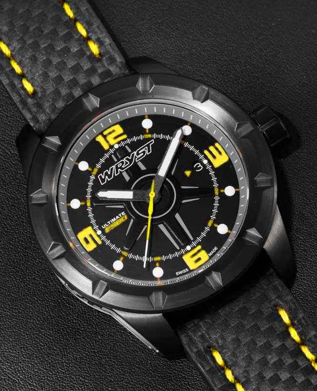 Black Carbon Fiber Watch Bracelet