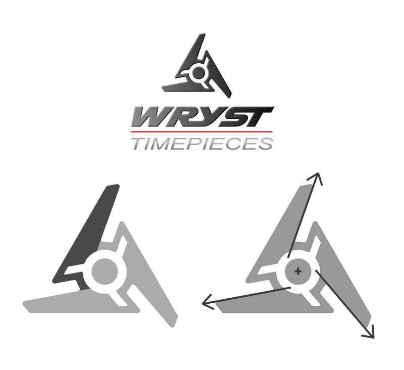 Wryst logo design sports watch