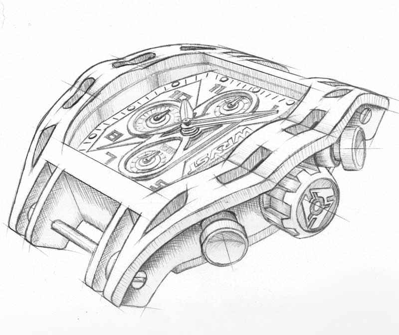 Jacques Fournier Wryst watch design