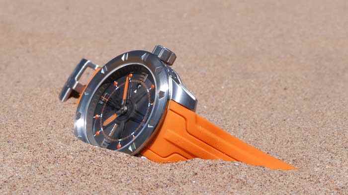 l'orange mens montre suisse