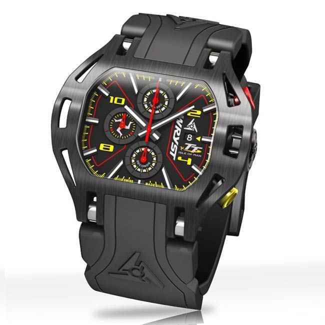 Schwarze Uhr Wryst TT