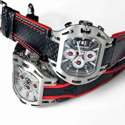 Reloj MS2 negro suiza Motorsport Wryst edición limitada