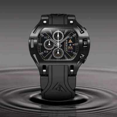 Black luxury watch for men Wryst Force SX210