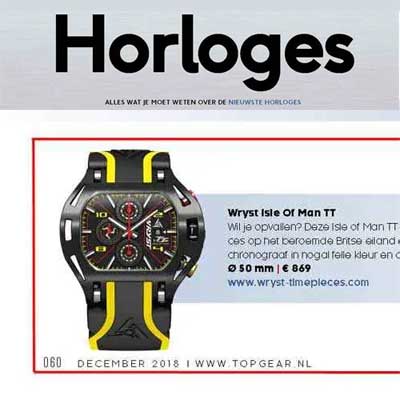 Best watches features in motorsport Top Gear magazine