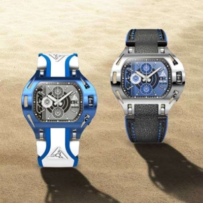 Reloj cristal zafiro fabricado en Suiza, Wryst Force y Racer