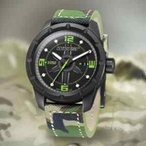 Montre Suisse Militaire avec bracelet armée camouflage